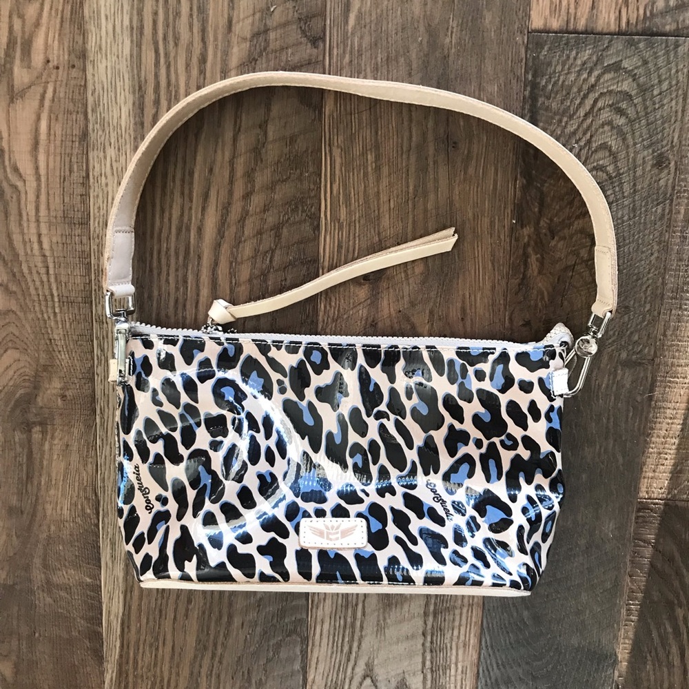Consuela Blue Jag Bag NWOT - Picture 7 of 8
